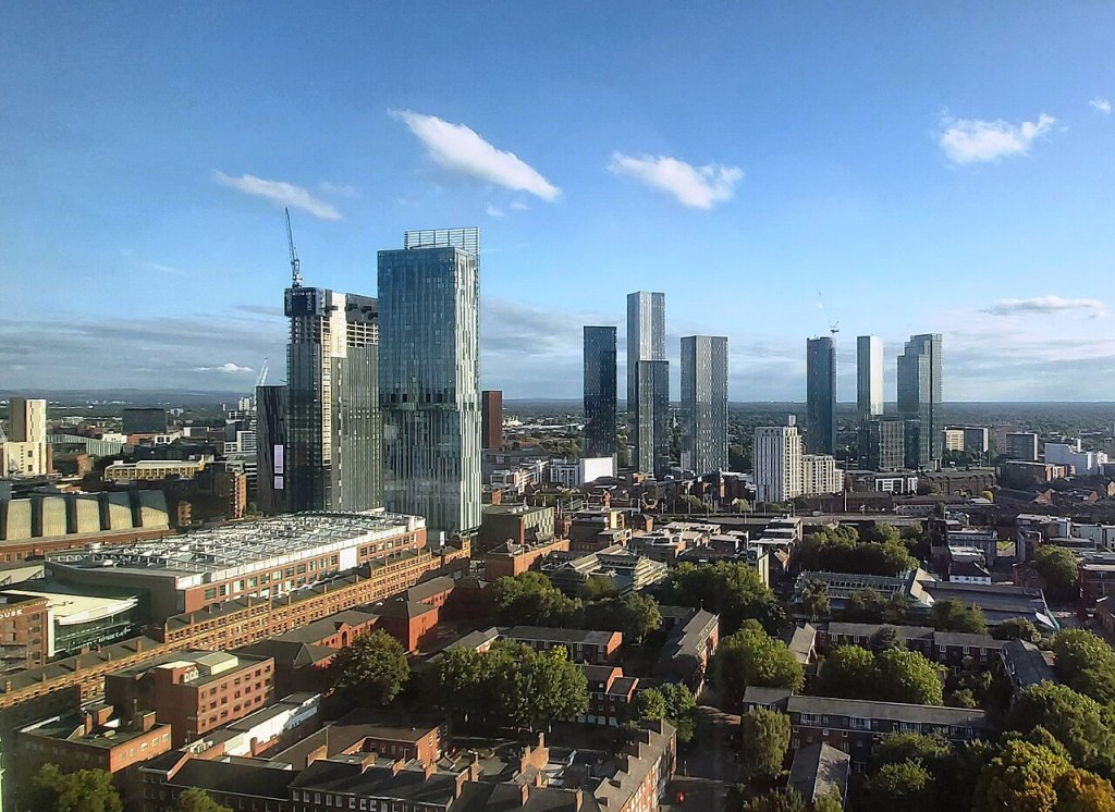 Manchester Skyline by Anthony Parkes, licensed under CC-BY-SA 2.0. Accessed 13.09.2026.